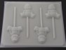4121 Baby Boy Chocolate or Hard Candy Lollipop Mold